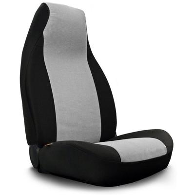 Seat Designs Cover Polyester Pewter Insert With Black Sides GrandTex Series, Front Row, 1-year limited warranty K020-R1-06WB