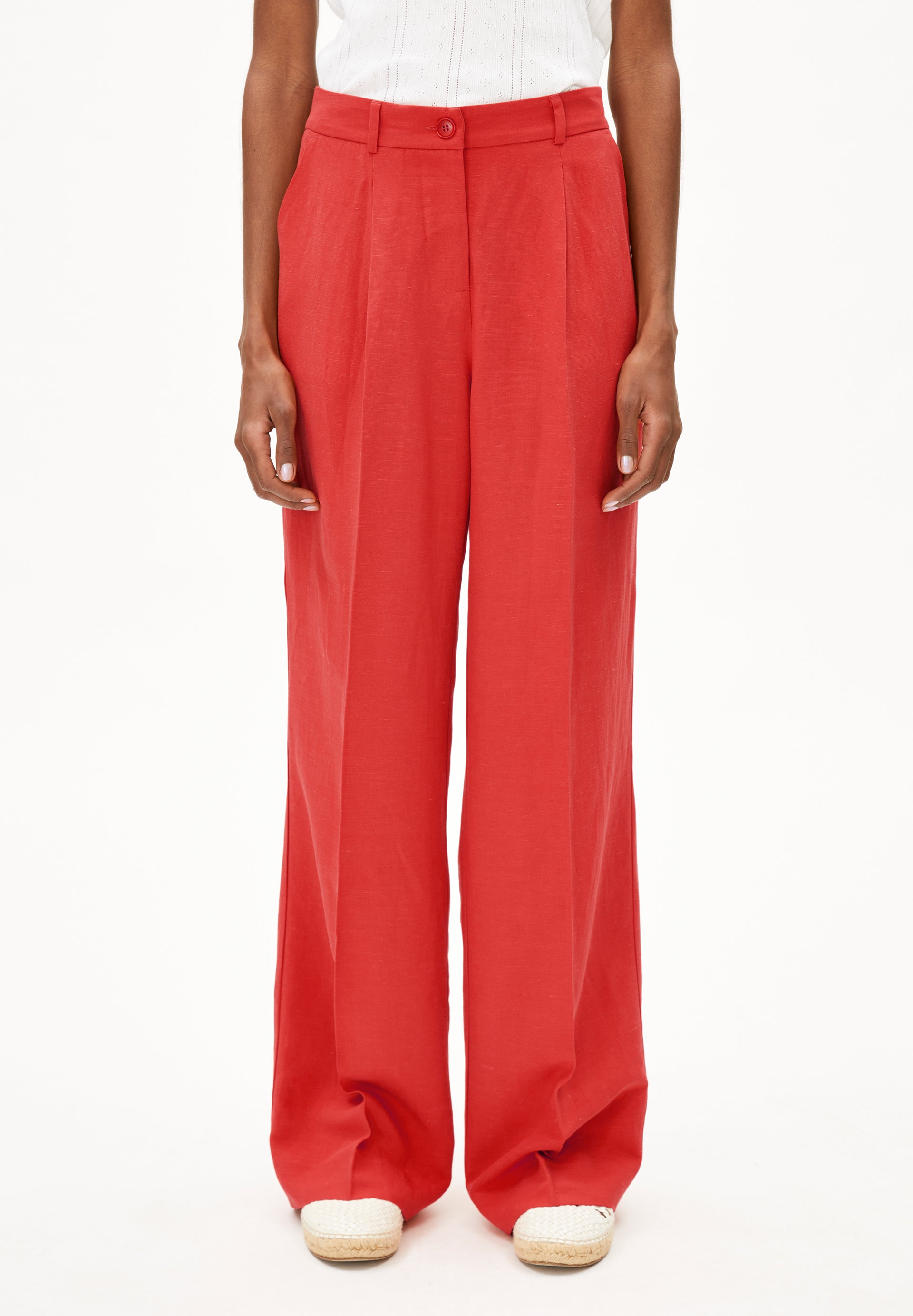 NUMAALI LINO | Webhose aus Leinen-Mix - rot (L) Image