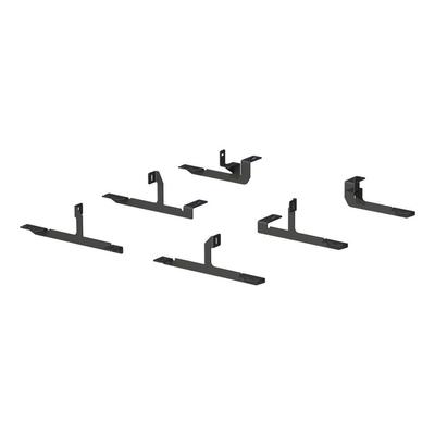 Aries Running Board Mounting Kit Carbon Steel Carbide Black Powder Coat ActionTrac Series, 2051182