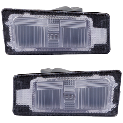 Replacement License Plate Light, 1-year unlimited-mileage warranty SET-RH73290003