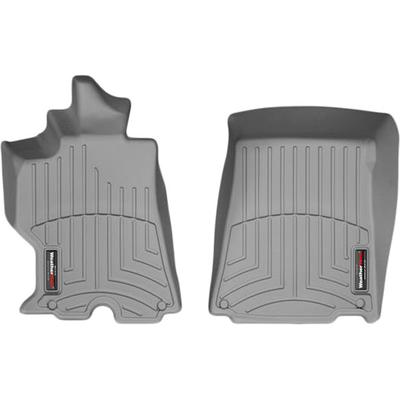 Weathertech Floor Mats Made of Rubberized Thermoplastic Polyolefins Gray Molded Liner FloorLiner Series, Front Row, 462721