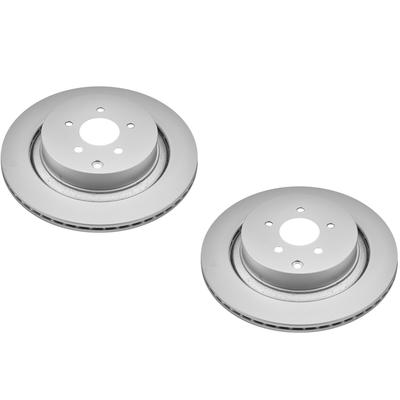 Powerstop Brake Disc Evolution Geomet Coated High Carbon, 30-day / 500-mile limited warranty SET-P15JBR1386EVC-2