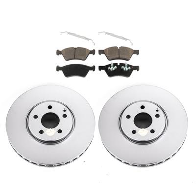 Sure Stop Brake Disc & Pad Kit Evolution Geomet Coated High Carbon, Front, 3-year or 36,000-mile limited warranty KIT-092421-63