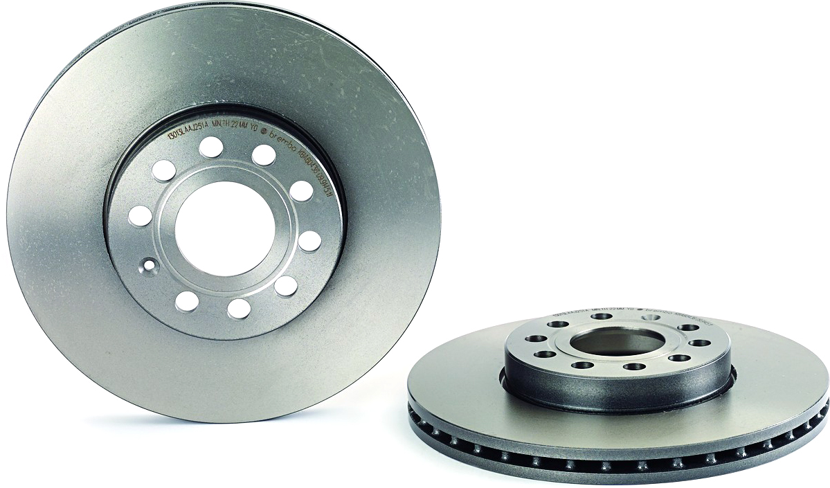 Brembo Brake Disc PRIME Series, Front, Driver or Passenger Side, 2-year limited warranty 09.9145.11