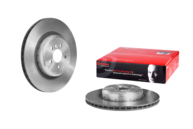 Brembo Brake Disc PRIME Composite Series, Rear, Driver or Passenger Side, 2-year limited warranty 09. D901.13