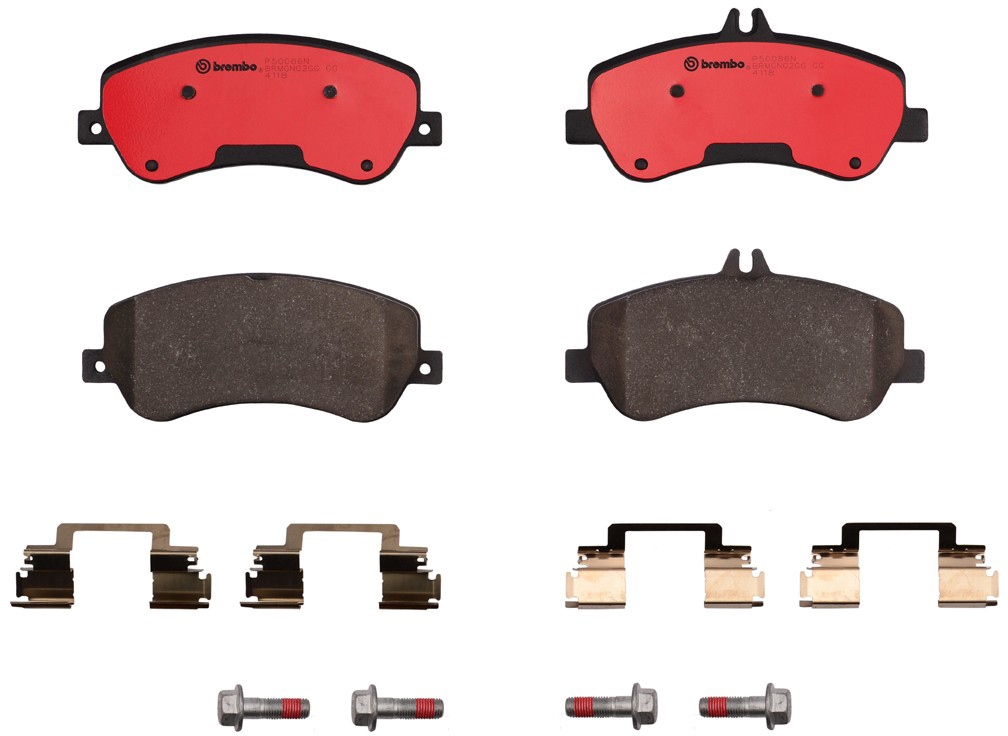 Brembo Brake Pad Set PRIME Series, Front, 2-year limited warranty P50086N