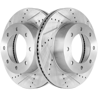 SureStop Brake Disc Pro-Line Series, Front, 3-year or 36,000-mile limited warranty SET-STPF27110075DRS2