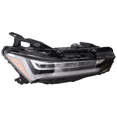 Replacement Headlight, Passenger Side, 1-year unlimited-mileage warranty RA10010063A