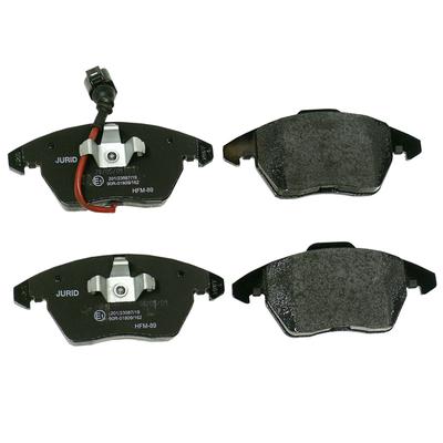 Jurid Brake Pad Set, Front, 24-month or 24,000-mile limited warranty 5K0698151B