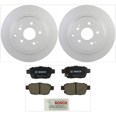 Bosch Brake Disc and Pad Kit, Rear, 1-year limited warranty KIT-BS42624-057