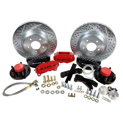 Baer Brakes Big Brake Kit Red Powdercoat Caliper SS4 Series, Front, 1 Year Limited Warranty 4261418R
