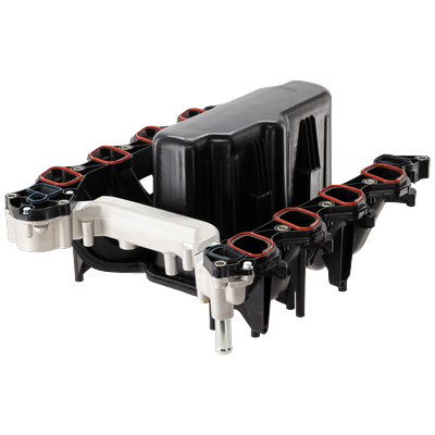 JC Whitney Intake Manifold Plastic Black, 1-year unlimited-mileage warranty JRF31190001