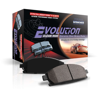 Powerstop Brake Pad Set Z16 Evolution Ceramic, Rear, 90-day / 3000-mile limited warranty 16-802