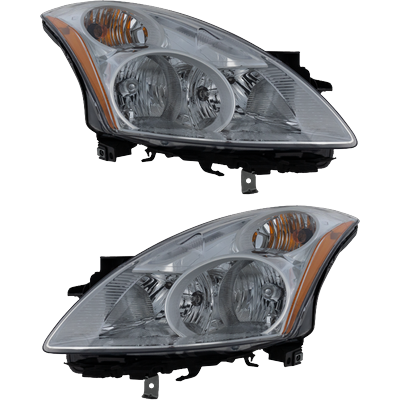 Replacement Headlight OE Replacement, Driver & Passenger Side, 1-year unlimited-mileage warranty SET-REPN100151Q