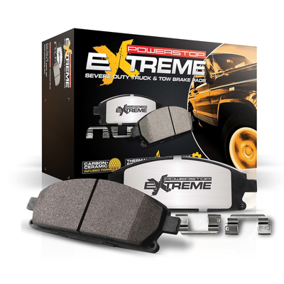 Powerstop Brake Pad Set Z36 Extreme Truck & Tow, Front, 90-day / 3000-mile limited warranty Z36-1169A