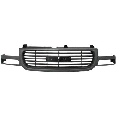 Replacement Grille Assembly Plastic Silver Shell with Black Insert Grille, 1-year unlimited-mileage warranty 20021