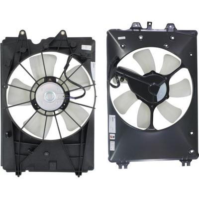 Replacement Cooling Fan Assembly Radiator & A/C Condenser Fan, Driver Passenger Side, 1-year unlimited-mileage warranty SET-CF-043