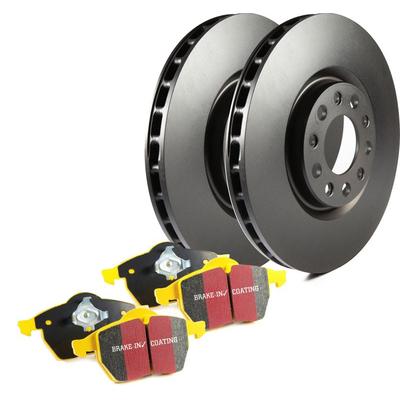 EBC Brake Disc and Pad Kit S13 Yellowstuff Sport RK Premium Rotors, Rear, S13KR1271