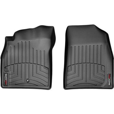 Weathertech Floor Mats Made of Rubberized Thermoplastic Polyolefins Black Molded Liner FloorLiner Series, Front Row, 441451