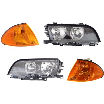 Replacement Headlight OE Replacement, Driver & Passenger Side, 1-year unlimited-mileage warranty KIT-111016-99