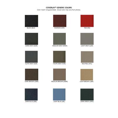 Coverlay Dash Cover ABS Thermoplastic Slate Gray Molded; Overlay Over Factory Vacu Molded Series, Lifetime limited warranty 12-504V-SGR