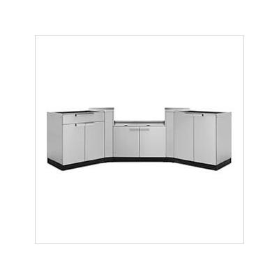 NewAge Outdoor Kitchens Stainless Steel 5-Piece Outdoor Kitchen Set (No Countertop)