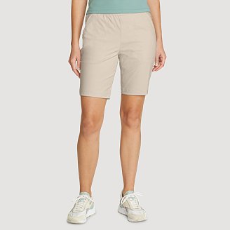 Eddie Bauer Women's Guide Durable Shorts - Grey - Size 18