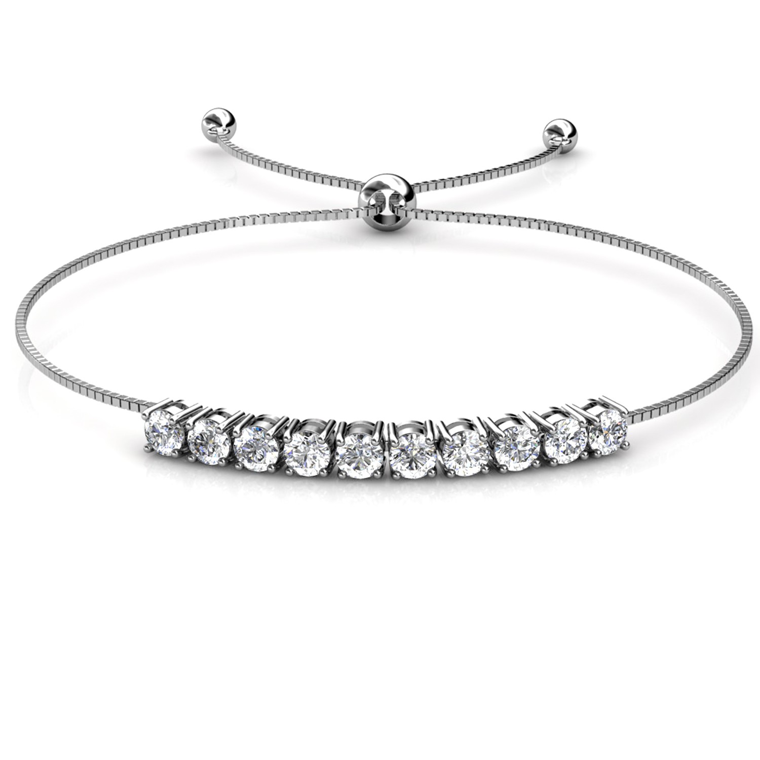 Crystal Mia Armbänder - Silber und Kristall Image