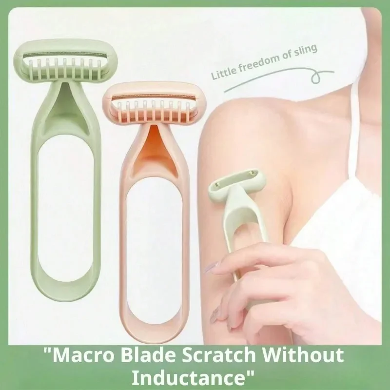 Neues Design Frauen Rasiermesser tragbare Mini-Rasierer scharfe Rasierklingen manuelle Mädchen Körper Haaren tfernung Rasierer Image