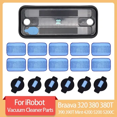 Mopp Tuch Wasser Tank und Wasser Docht Kappe Für iRobot Braava 320 380 380T 390 390T Mint 4200 5200 Image