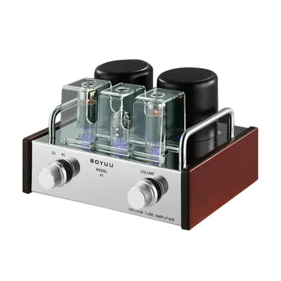 NEU 3,6 W*2 Single End EL84 6P14 12AX7 Stereo Vakuumröhrenverstärker Klasse A Röhrenverstärker Hifi Image