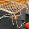 Barbecue Grill Multifonctionnel Pliable Feu de Camp Grill Portable En Acier Inoxydable Camping Grill