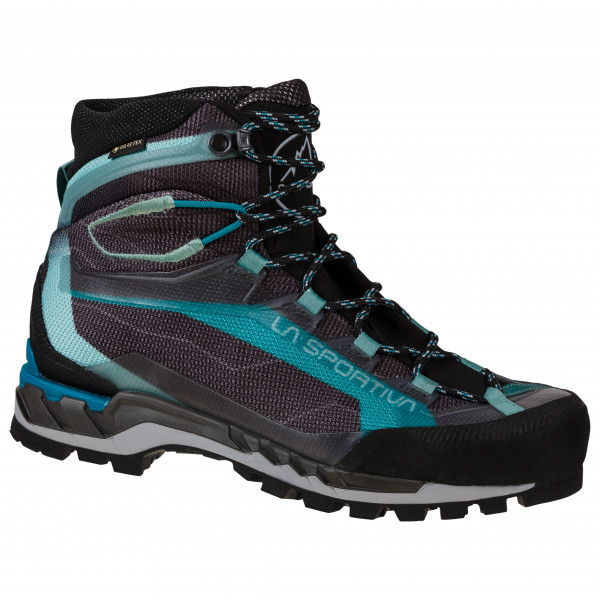 La Sportiva - Women's Trango Tech GTX - Bergschuhe 37,5 | EU 37,5 schwarz/grau/türkis