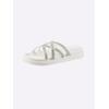 Badepantolette SIEBI`S, Gr. 37, weiß, Synthetik, sportlich, Schuhe