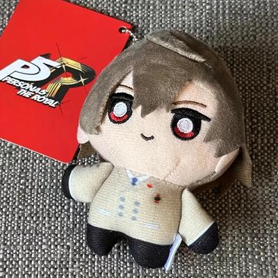 TEMU 10cm Anime Cosplay Keychain - Stylish Polyester Doll Design, Vibrant Colors, Fans & Collectors