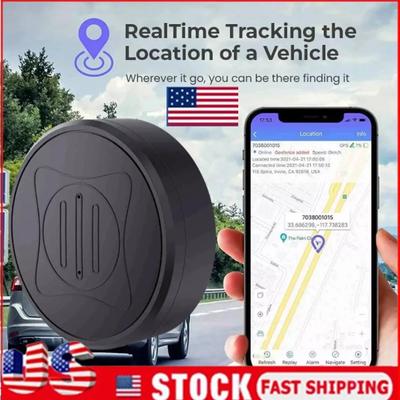 TEMU Portable Magnetic Gps For Vehicles - Real-time, Coverage, Rechargeable Battery, Ideal For Cars, , Dogs, Trucks & - No Monthly Fee/subcription Required