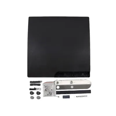 Schwarz Weiß Volle Gehäuse Shell Für PS3 Slim 120G 320G Konsole Kompatibel Für PS3 Slim Modell Image