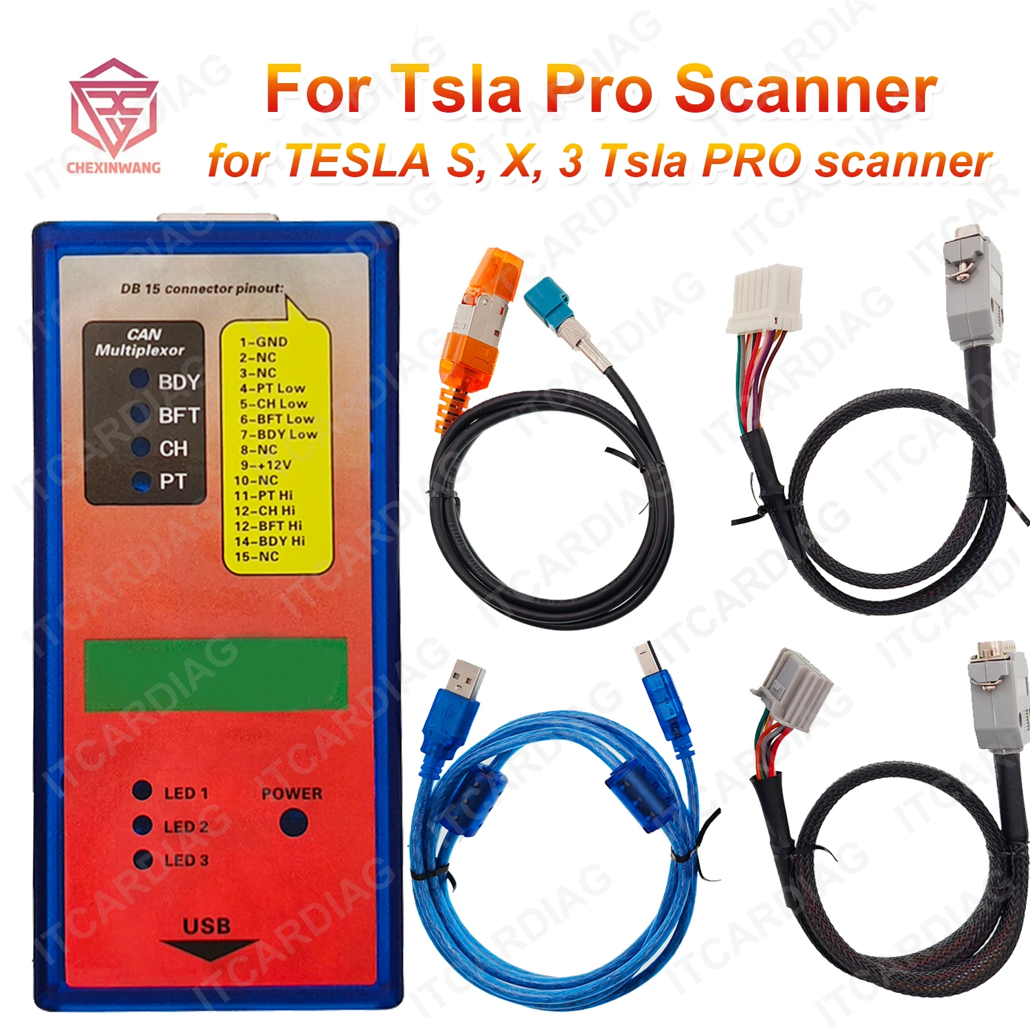 Neu für Tsla PRO für TESLA S X3 Autodiagnosescanner-Tool für Tsla PRO Erste Diagnose und Programmierung mit Digram-Netzwerk Image