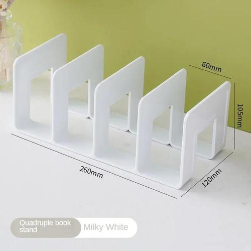 TEMU 1pc Organisateur de bureau en acrylique, mate, séparateur de rangement multifonctionnel pour livres, magazines, CD et fournitures de bureau, matériau en plastique pour à coucher
