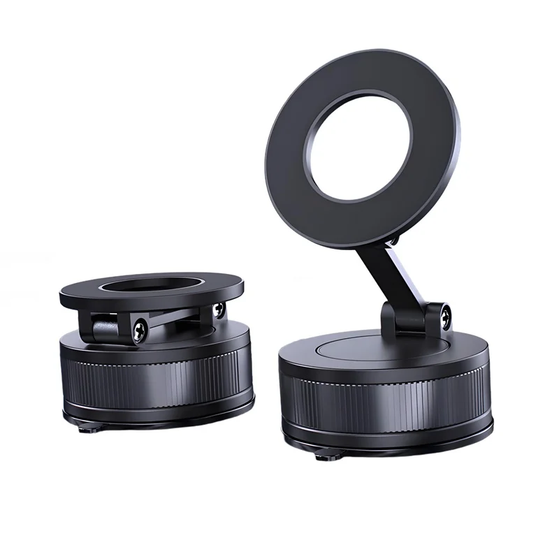 Vakuum-Magnet-Autotelefonhalter, Saugnapf, Spiegel, Fitnessstudio, Bad, Magnetständer für iPhone 16, 15, 14, 13, 12, 11, Pro Max, Samsung S25 S24