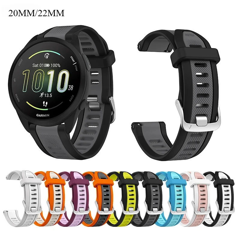20 mm Original-Schnallenband für Garmin Forerunner 165/165 Music/168/168 Music 22 mm Quick Fit-Schnalle für Garmin Forerunner 165/245 Image