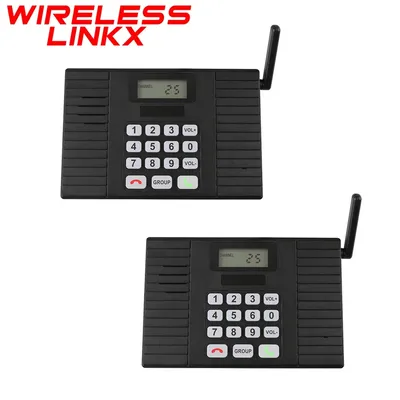 Wireless Intercom Two Way Communication System Hand Free Talk 999 Meters Real Time Intercom for Villa Room Office Hotel Factory