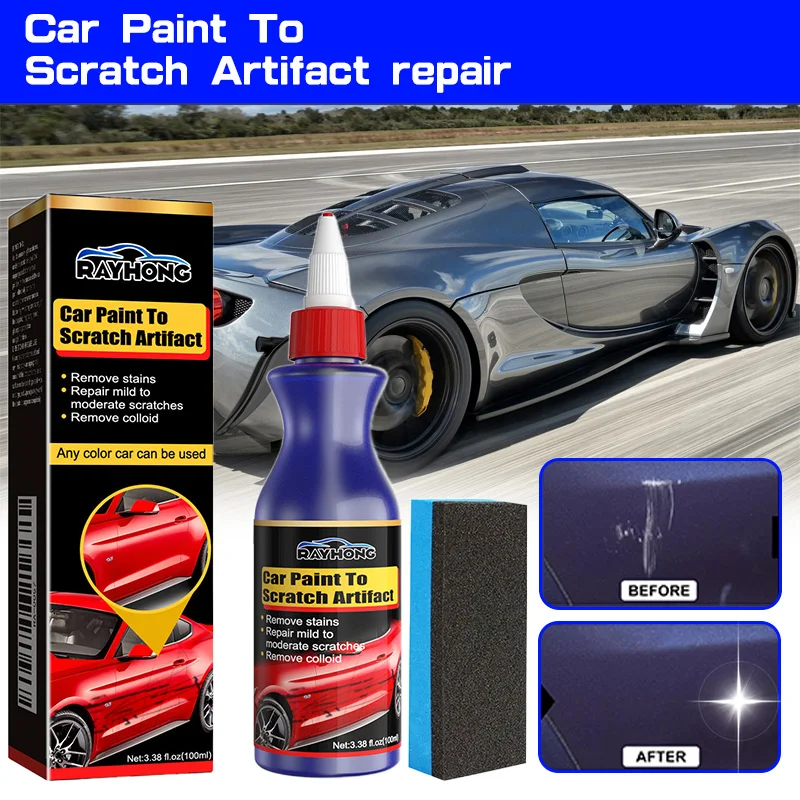 100 ml Autolack Pflege Kratzer Reparatur Mittel Auto Kratzer Reparatur Polieren Farbe Kratzer Mittel Reinigung und Waschen Dekontamination Image