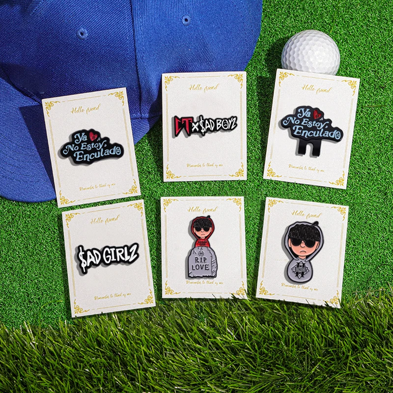 Mexikanische Metall Hut Pins Sänger Junior H Traurige Jungen Emaille Pins Baseball Cap Golf Cap Mark Zubehör Hut Pin Abzeichen Schmuck Geschenke Image