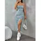 Robe longue en fibre pour femmes été, robe sexy femme, vêtements femmes,robe ete