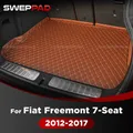 Per Fiat Freemont 7 posti 2012-2017 16 15 14 13 3D Bagagliaio di un'auto Zerbino Cargo Liner Tappeto Accessori Interni Copertura