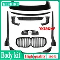 Per BMW X5 G05 X5M 2019-2023 ABS di alta qualità Nero Labbro anteriore Diffusore posteriore Corpo Gonna laterale Kit Spoiler Grill Retrovisore
