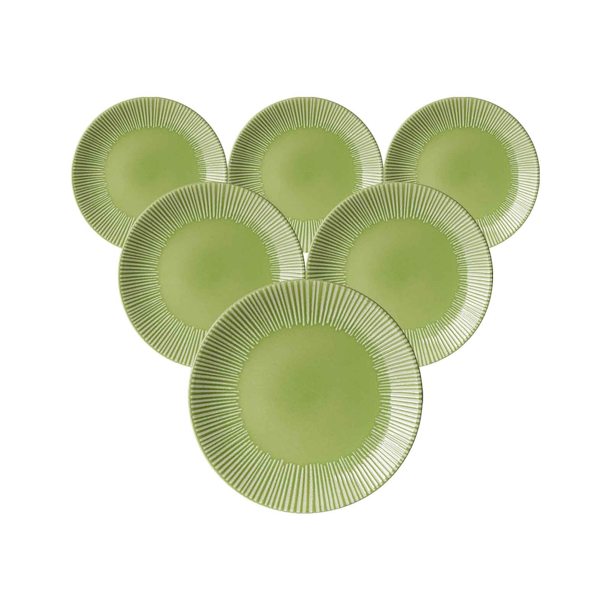 Ritzenhoff & Breker Banda Dessertteller ø 21 cm 6er Set Grün Image