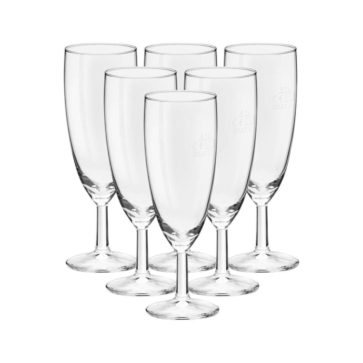 Van Well Royalty Sektglas 0,1 l geeicht 6er Set Image