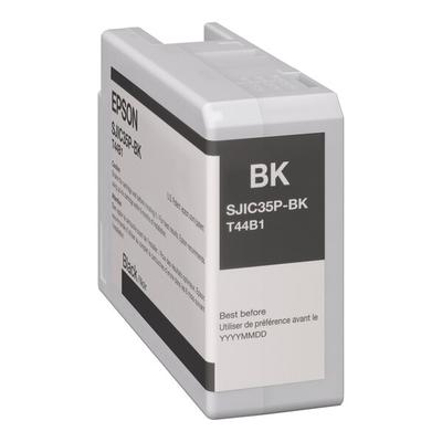 Epson C13T44B120 Gloss Black Ink Cartridge for ColorWorks CW-6000 and CW-6500
